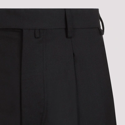 Shop Mordecai Sartorial Trousers Pants In Black