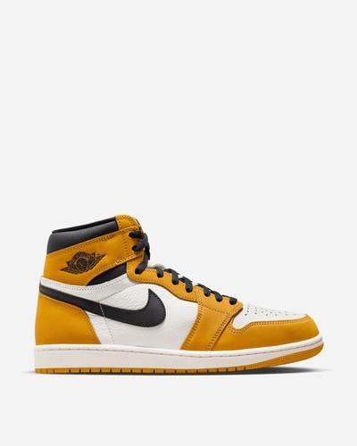 Shop Nike Air Jordan 1 Retro High Sneakers Yellow Ochre In Multicolor
