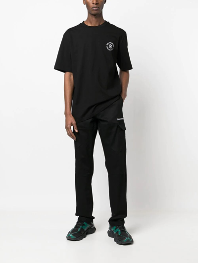 Shop Daily Paper Ss24 Circle Tee In Black