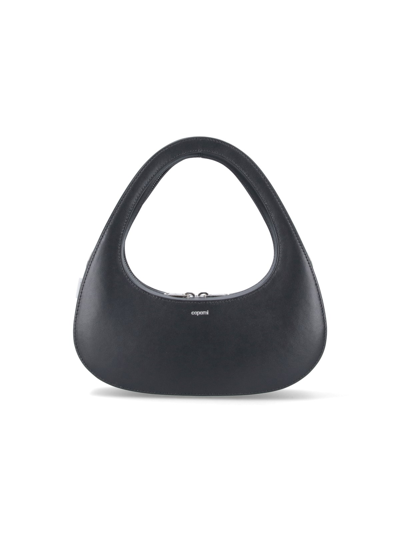 Shop Coperni "baguette Swipe" Handbag In Black  