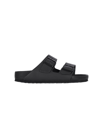 Shop Birkenstock "arizona" Sandals In Black  