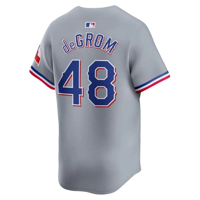 Shop Nike Jacob Degrom Gray Texas Rangers Away Limited Player Jersey
