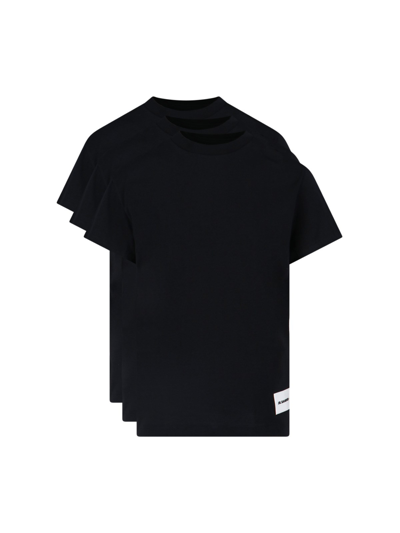 Shop Jil Sander '3-pack' T-shirt Set In Black  