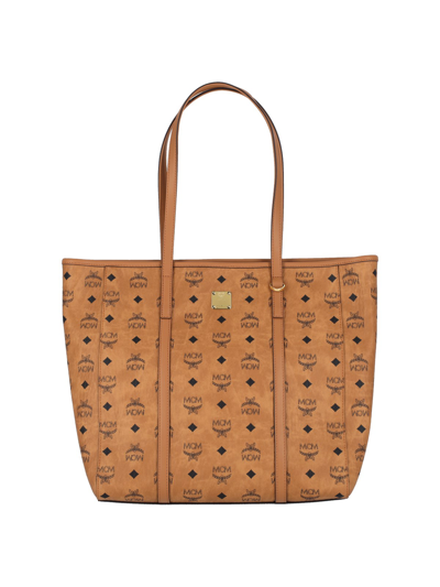 Shop Mcm 'toni' Tote Bag In Brown