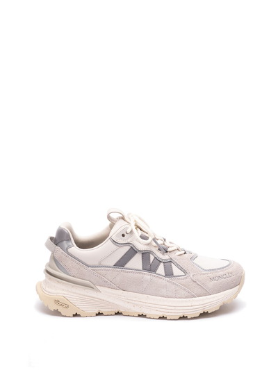 Shop Moncler `lite Runner` Low-top Sneakers In Gray