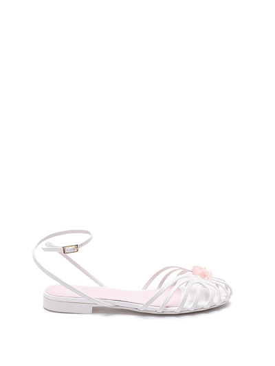 Shop Alevì Milano `charlotte` Sandals In White