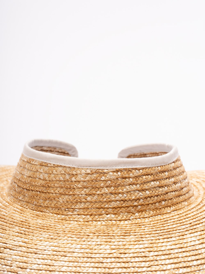 Shop Borsalino `sunny` Hat In Beige
