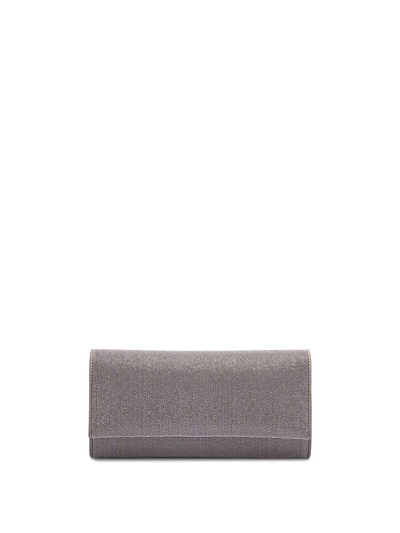 Shop Brunello Cucinelli Clutch Bag In Metallic