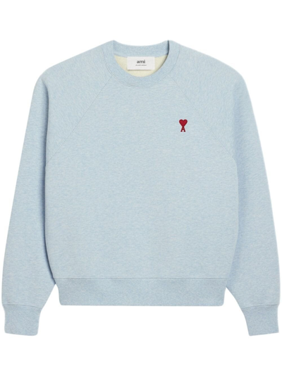 Shop Ami Alexandre Mattiussi Adc Sweatshirt In Blue