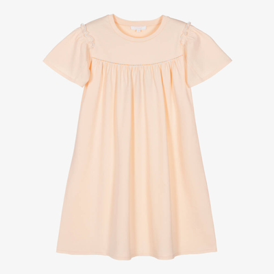 Shop Chloé Teen Girls Pink Organic Cotton Dress