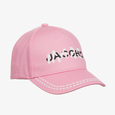 Shop Marc Jacobs Teen Girls Pink Cotton Cap
