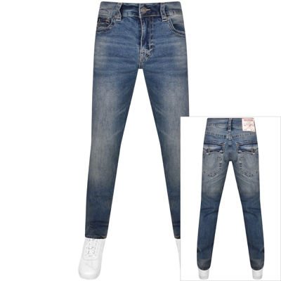 Shop True Religion Rocco Mid Wash Jeans Blue
