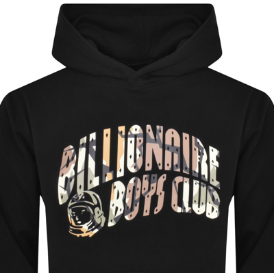Shop Billionaire Boys Club Billionaire Boys Camo Arch Logo Hoodie Black