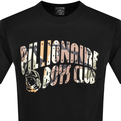 Shop Billionaire Boys Club Camo Arch Logo T Shirt Black