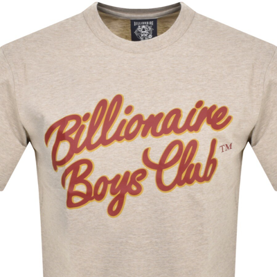 Shop Billionaire Boys Club Script Logo T Shirt Beige