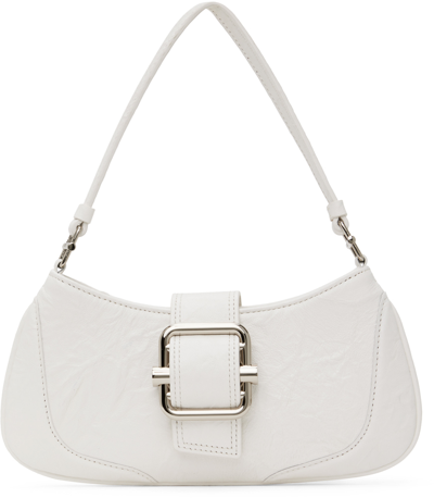 Shop Osoi White Brocle Small Bag In Crinkle White
