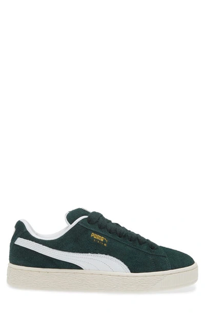 Puma Clyde Low-top Suede Sneakers In Ponderosa Pine-frosted Ivory