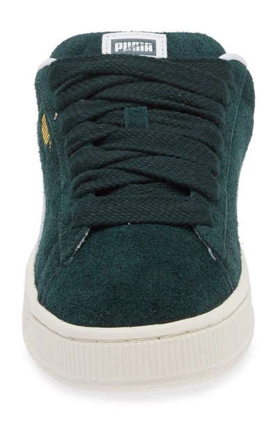 Puma Clyde Low-top Suede Sneakers In Ponderosa Pine-frosted Ivory
