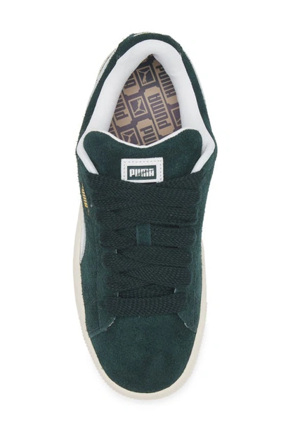 Puma Clyde Low-top Suede Sneakers In Ponderosa Pine-frosted Ivory