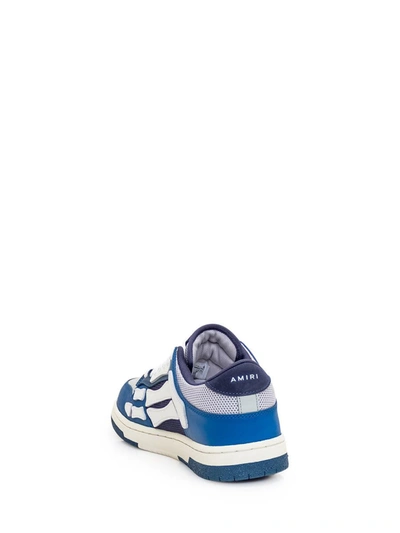 Shop Amiri Sneaker Skel Top Low In Blue