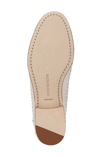 Shop Veronica Beard Woven Penny Loafer In Coconut