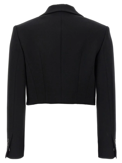 Dsquared2 'jewel' Short Jacket Cropped Length In Black