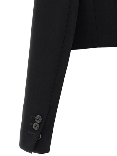 Dsquared2 'jewel' Short Jacket Cropped Length In Black