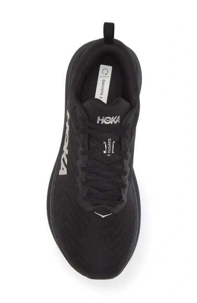 Shop Hoka Gaviota 5 Running Shoe In Black White