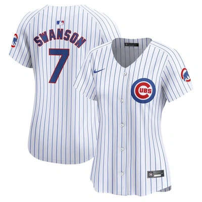 Shop Nike Dansby Swanson White Chicago Cubs Home Limited Player Jersey