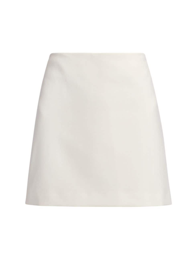 Shop Marella Women's Brera Canvas Miniskirt In Cream