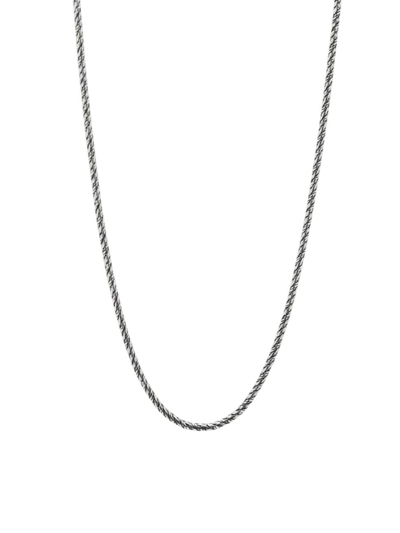 Shop Konstantino Women's Sterling Silver Woven Chain Necklace
