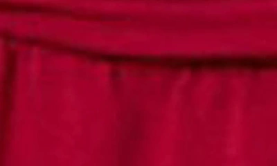Edikted Women's One Shoulder Sheer Mesh Mini Dress In Red