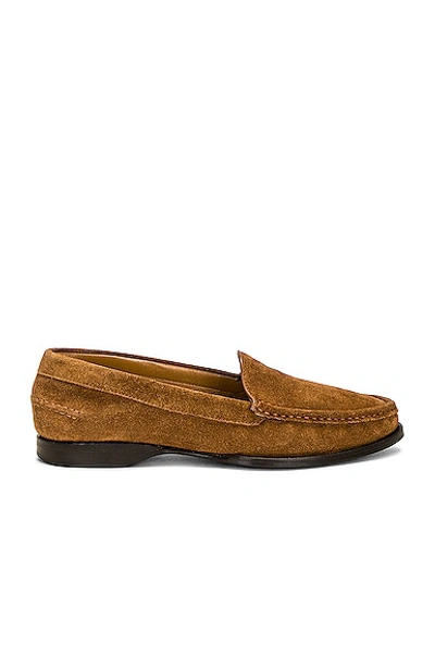 Shop The Row New Soft Loafer In Bark