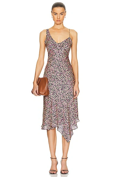Shop Isabel Marant Lucia Dress In Faded Night
