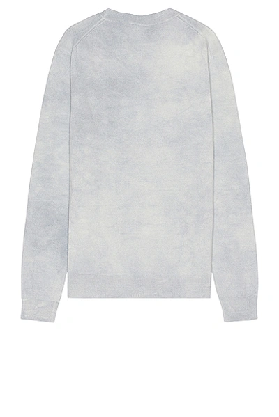 Shop Acne Studios Knit Sweater In Dusty Blue