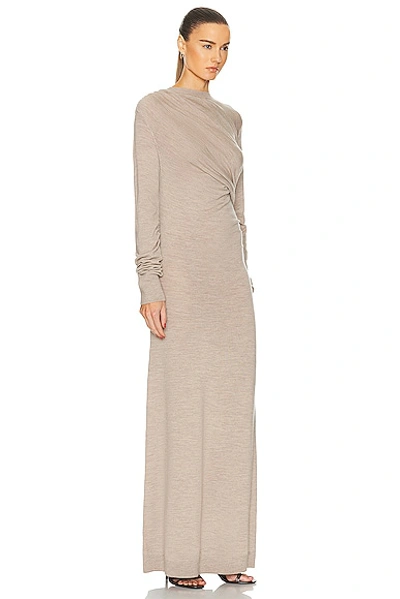 Shop Tove Alice Knitted Dress In Camel