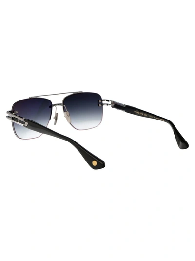 Shop Dita Sunglasses In Black Palladium W/ Grey To Clear Gradient