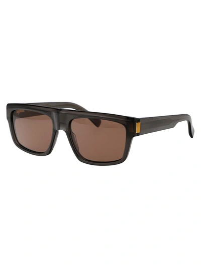 Dunhill Du0055s Sunglasses In Brown