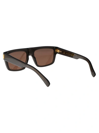Shop Dunhill Sunglasses In 004 Grey Grey Brown