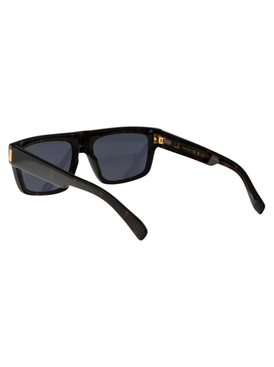 Shop Dunhill Sunglasses In 002 Black Gold Brown