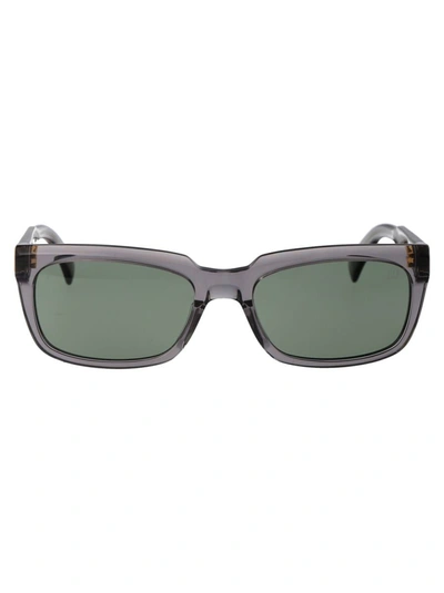 Shop Dunhill Sunglasses In 003 Grey Grey Green
