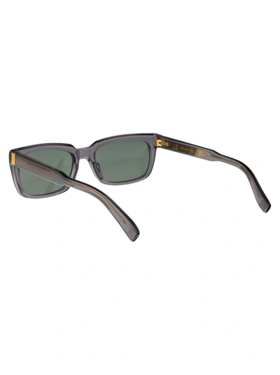 Shop Dunhill Sunglasses In 003 Grey Grey Green