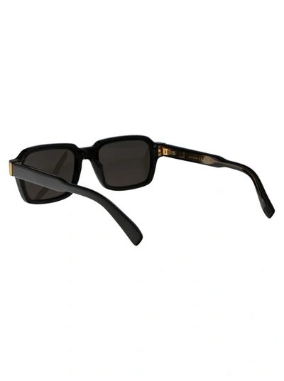 Shop Dunhill Sunglasses In 001 Black Black Grey