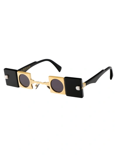 Shop Kuboraum Sunglasses In Gd Bs Grey
