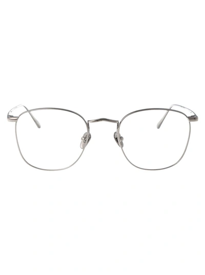 Linda Farrow Simon Glasses In Whitegold/optical