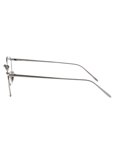 Linda Farrow Simon Glasses In Whitegold/optical