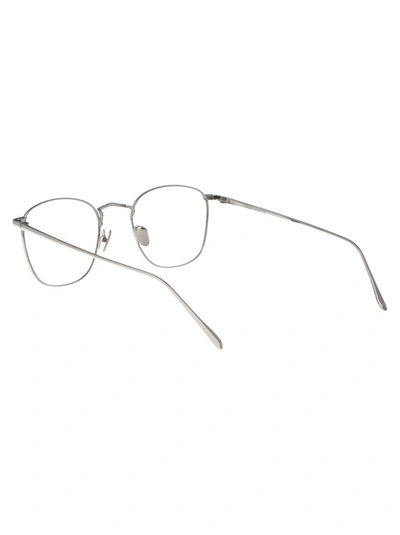 Linda Farrow Simon Glasses In Whitegold/optical