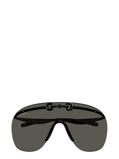 Shop Gucci Eyewear Mask In Black