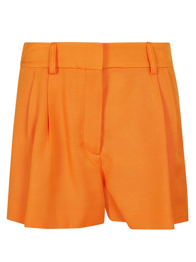 Shop Stella Mccartney Tailored Shorts In Orange