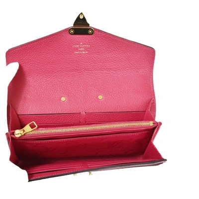 LOUIS VUITTON Pre-owned Métis Pink Leather Wallet  ()